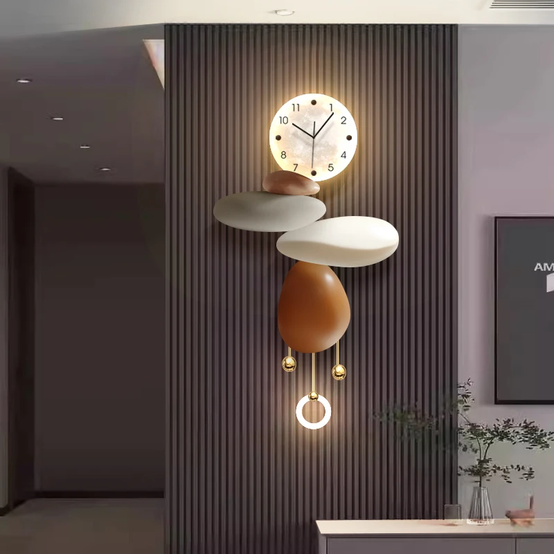 

Bedrooms Simple Wall Watch Luminous Minimalist Fashion Nordic Wall Watch Creative AestheticRestaurant Reloj Room Decorations