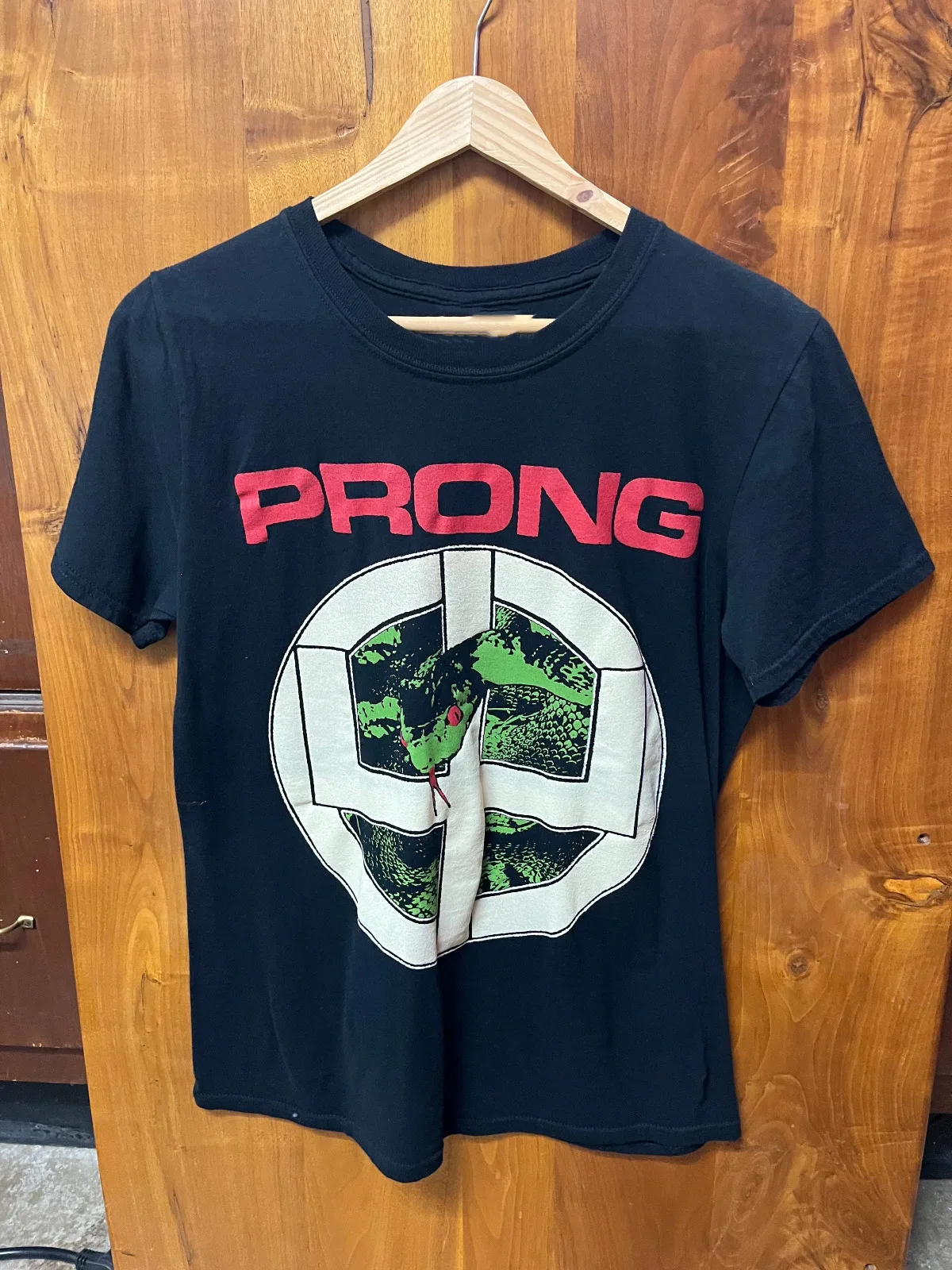 

Hot Vinatge Prong Black Cotton 100% Size S To 4XL T-Shirt PP166