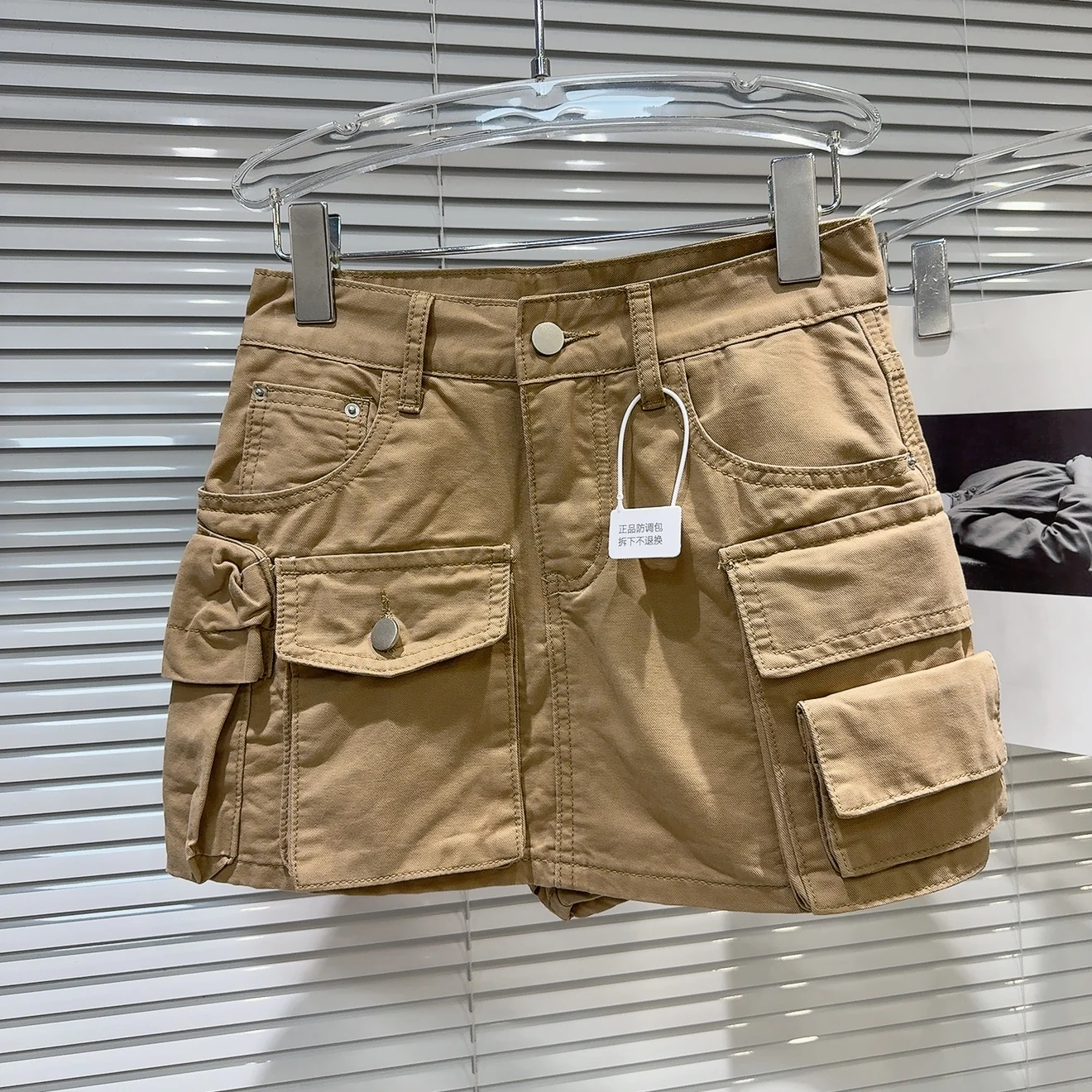 Gonna di jeans dolce e alla moda, gonna multitket da lavoro a trapezio, lunghezza f, per donna, abbigliamento casual quotidiano