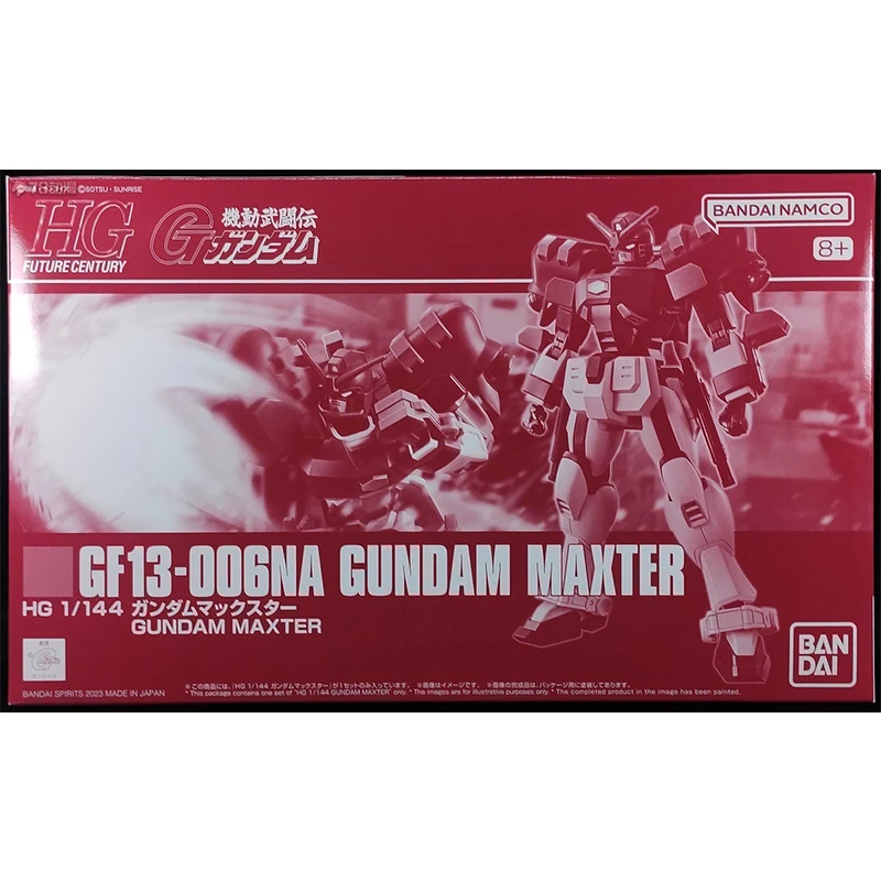 Bandai genuino HG 1/144 GF13-006NA GUNDAM MAXTER Anime figura de acción Robot coleccionable montaje modelo juguete ornamento regalo niños