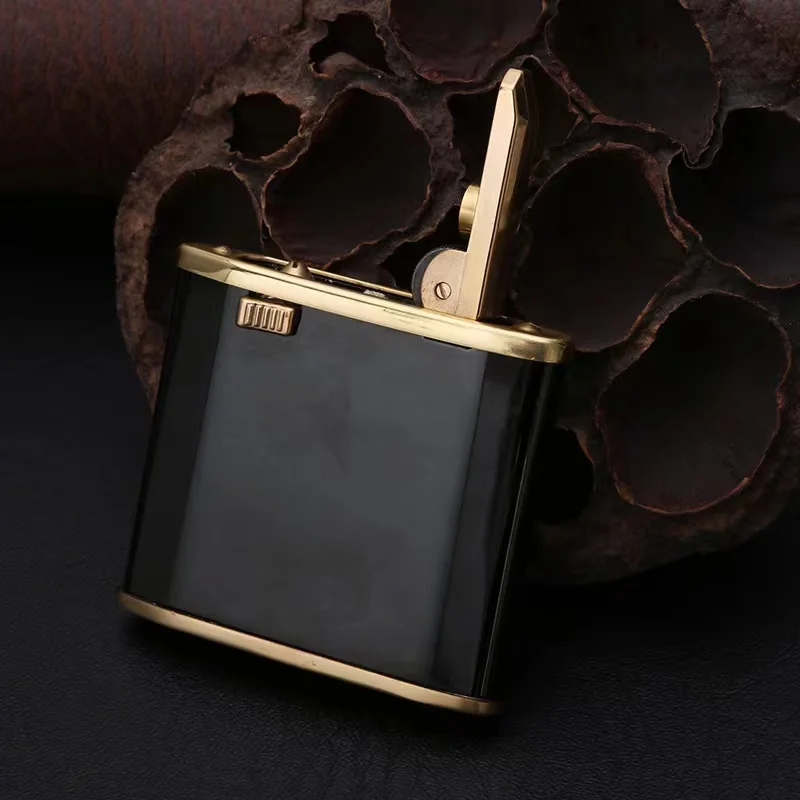 New Zorro Original Retro Copper Kerosene Lighter Gasoline One-click Fuel Lighter Special-shaped Men\'s Cigarette Accessories Gift