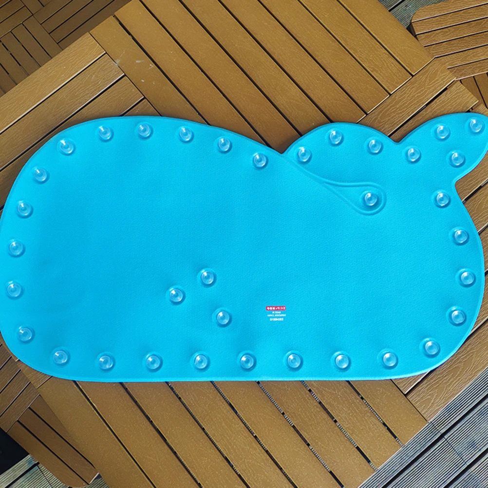 

Foot Pads Bathroom Mat Ground Whale Shape Rugs Door Non-slip Entrance Blue Anti-skid