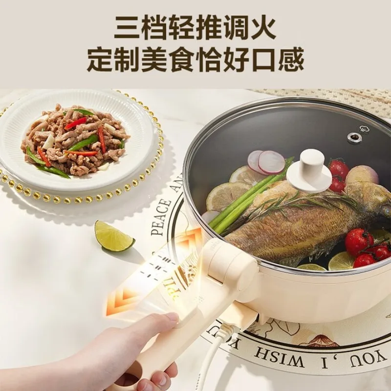 

Electric wok, electric cooking pan, household multi-functional pan, integrated frying and frying non-stick pan, dormitory