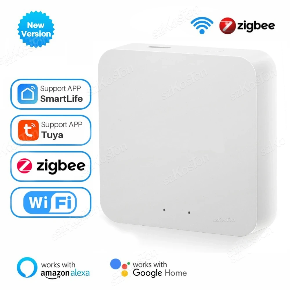 Tuya Zigbee 3.0 Hub passerelle maison intelligente pont sans fil application Smart Life télécommande