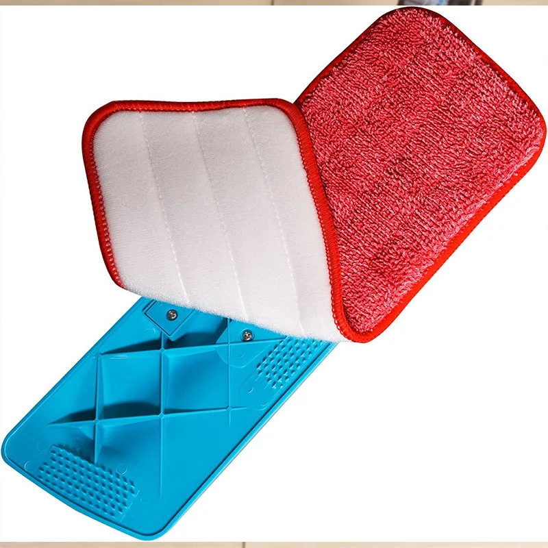 Mop Head Floor Cleaning Replacement Cloth Microfiber Replacement Mop Pad Paste Cloth Cover Home Spray Water Spraying Flat Dust