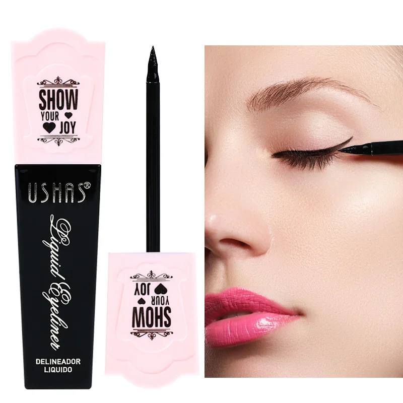 Smudge Proof Liquid Eyeliner Waterproof Quick Dry 24H Wear Long Lasting Makeup for Women No Fading