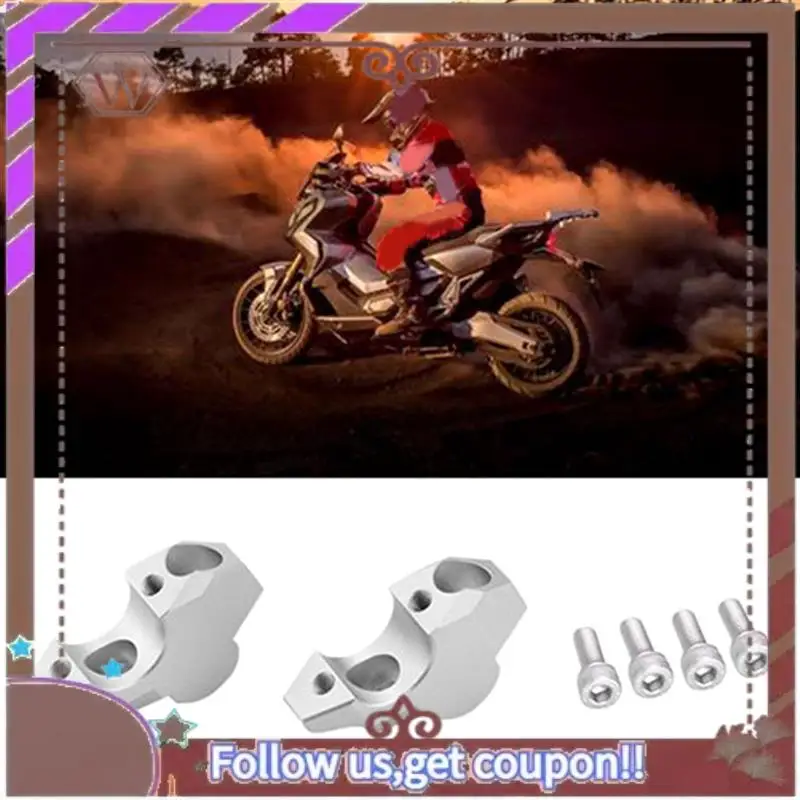 

A57E-Motorcycle Handlebar Risers Extend Clamp Adapter Riser For Honda XADV750 X-ADV XADV 750 2017 - 2023 Motorcycle Parts Access