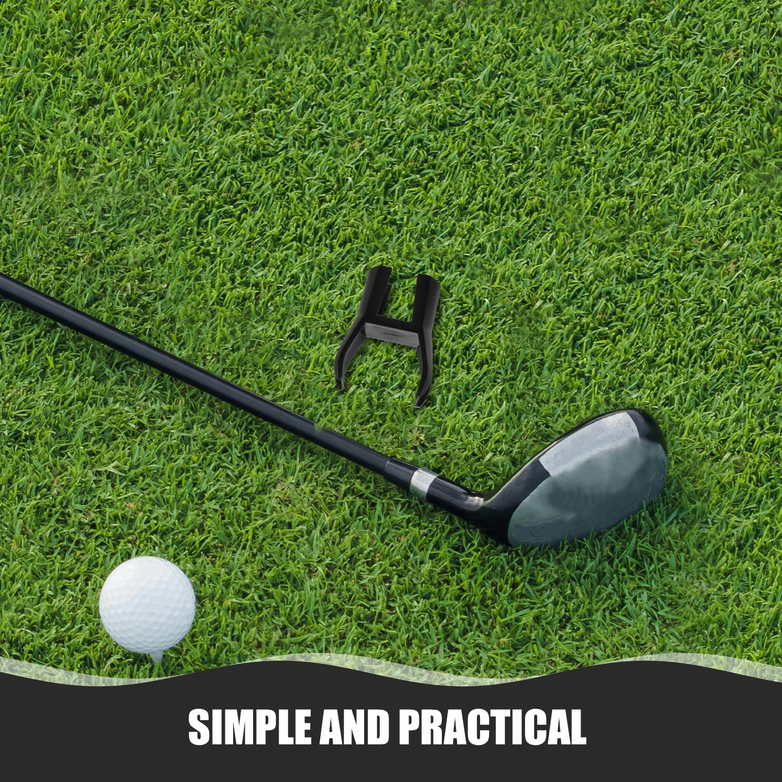 

2 Pcs Golf Bag Attachment Ball Pickup Accessories Carrier Clip Holder Clips Clamp