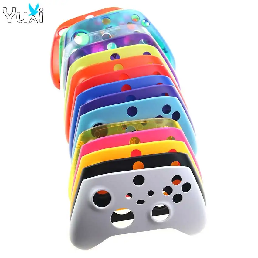 

YuXi Replacement Front Case For Xbox Series X S Controller Solid Color Top Housing Shell Cover Faceplate