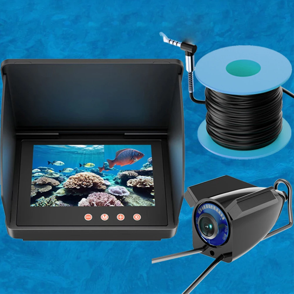 

4.3 Inch Fish Finder With For Ultra Clear ​screen Underwater Fishing Camera Waterproof Temperature Sensing Fish Finder