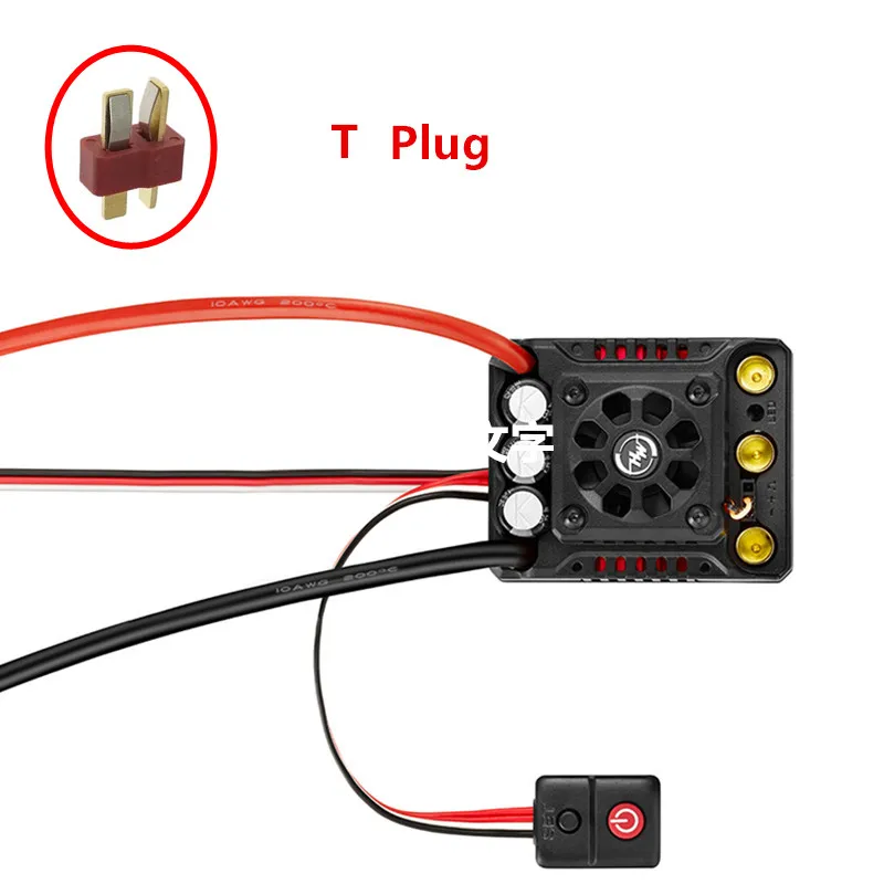 Hobbywing Quirun Wp8bl150 G2 150a 3-6S Waterdichte Sensorloze Borstelloze Esc Voor 1/8 Vrachtwagen Monste Vrachtwagen Rc Auto
