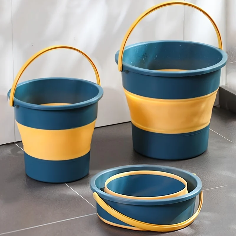 

Удобное складное ведро, автомобильное складное ведро, телескопическое утолщенное пластиковое ведро для рыбалки, предметы первой необходимости для дома, отдыха на пляже