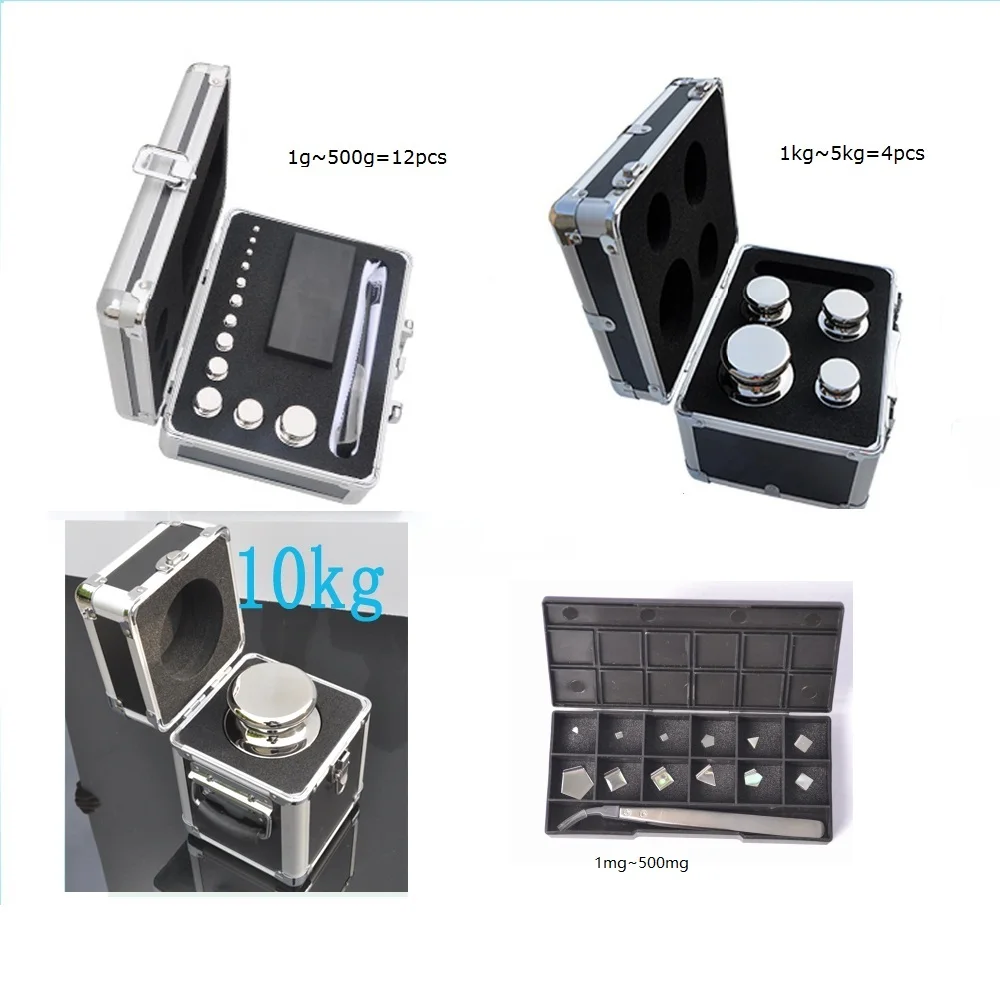 OIML E1 E2 F1 F2 M1 Non-Magnetic Stainless Steel Scale Calibration Weight Set Standard Calibration Weight Mass