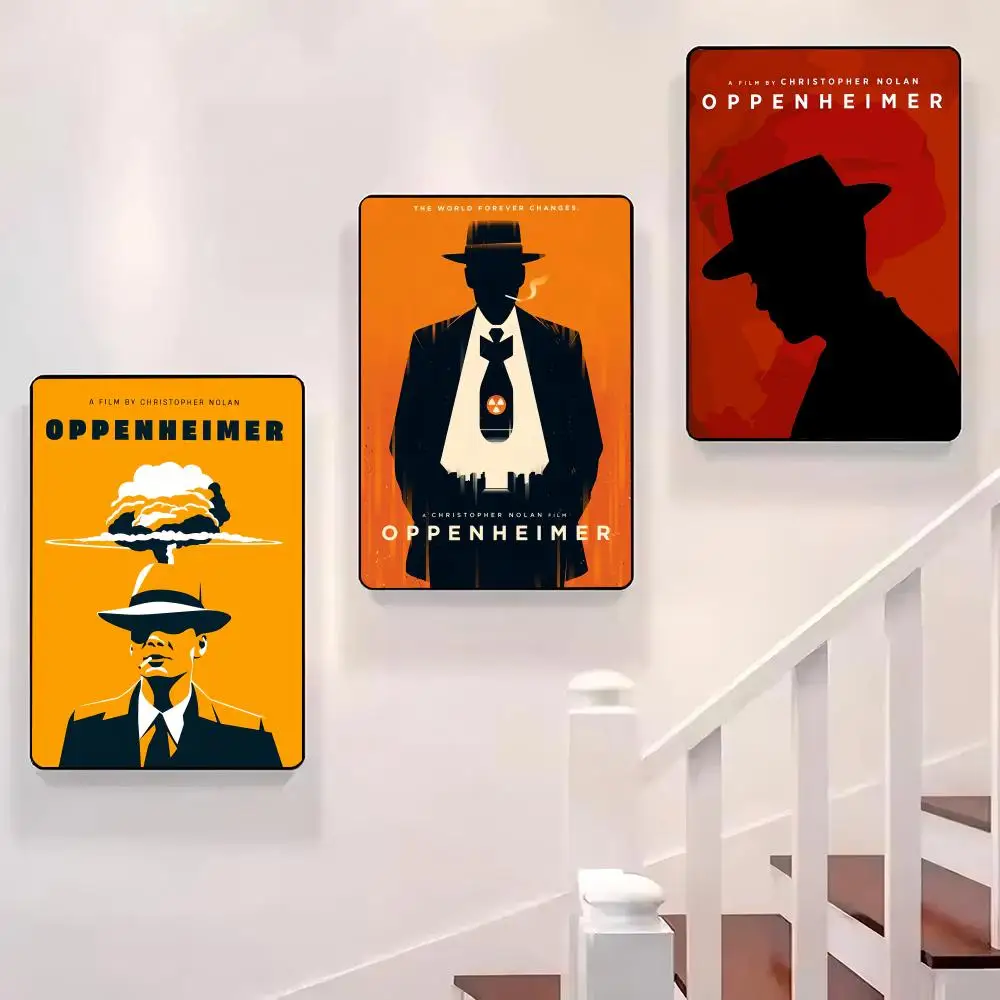 

Classic Movie O-Oppenheimer Poster Sticky Wall Waterproof Home Living Room Bedroom Bar Aesthetic Decoration Perfect Gift