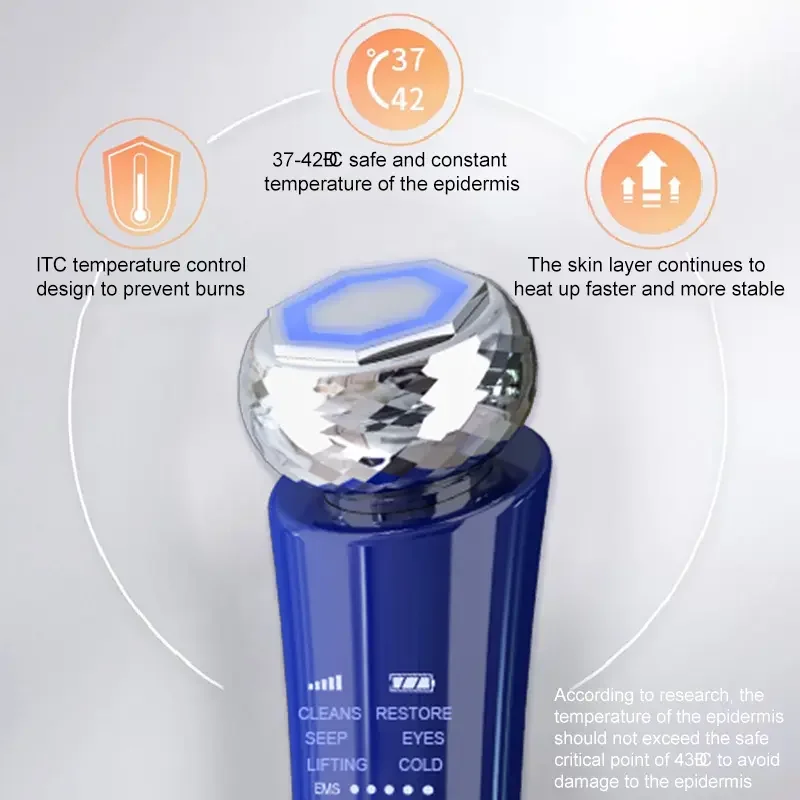 Produtos de cuidados com a pele ferramenta facial equipamento de beleza removedor de rugas face lifting terapia de luz personalizada dispositivo de beleza facial