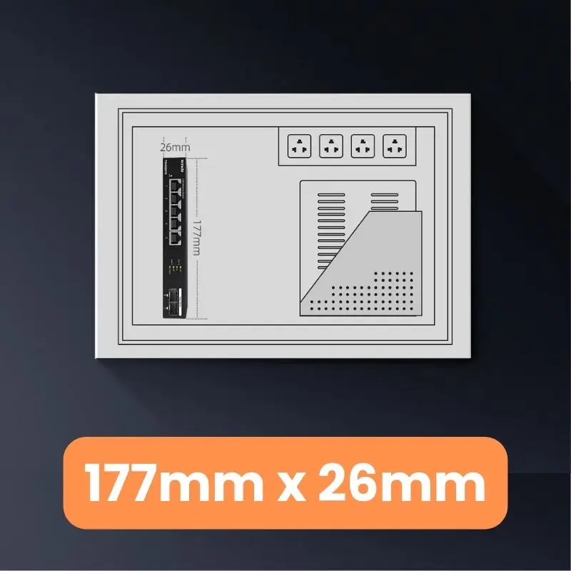 Imagem -04 - Tenda-interruptor Ethernet 25g Rj45 com Portas 10g Sfp Mais Trabalho Wi-fi Gigabyte 64 Gigabyte 2008 2500 Mbps