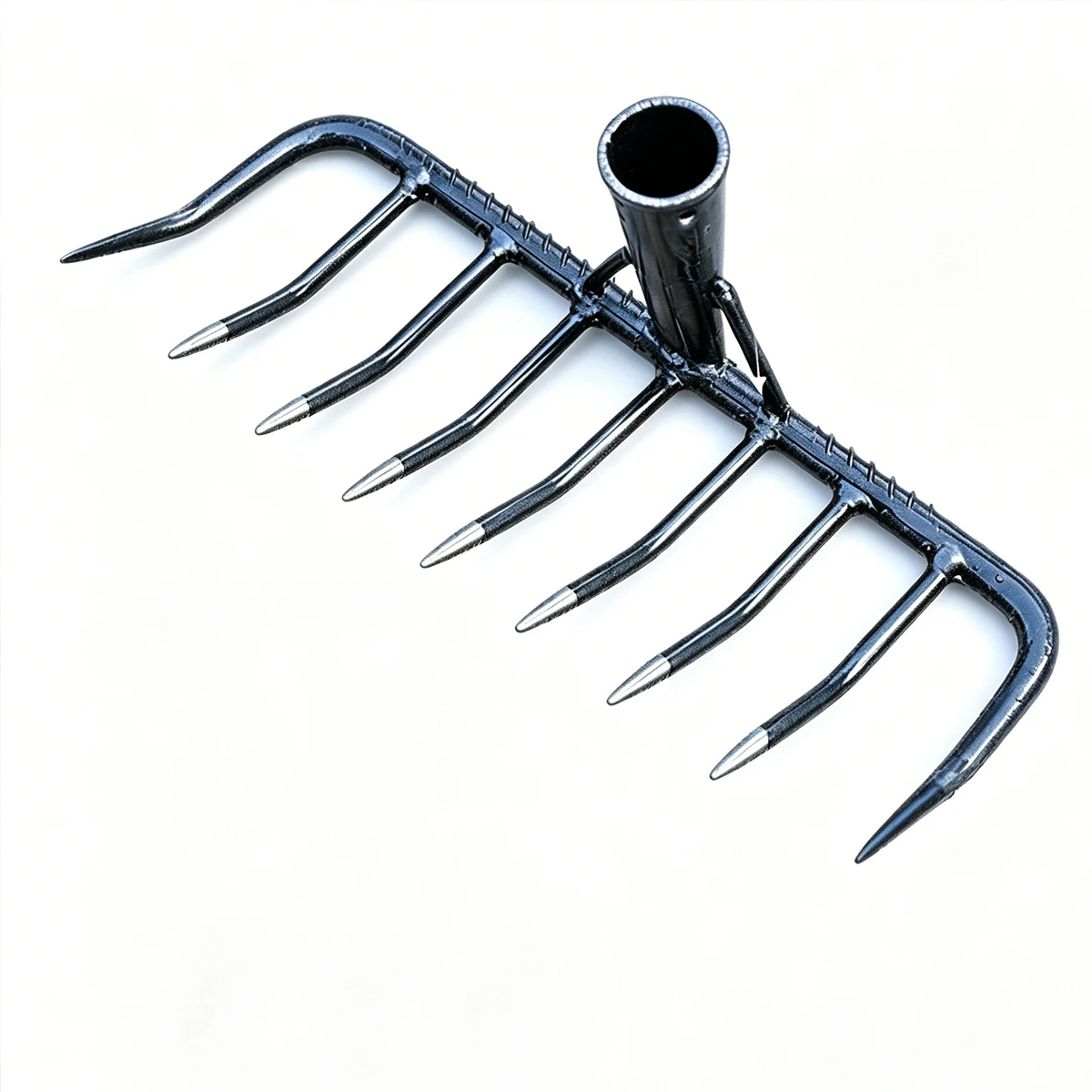 Multifunctional Agricultural Rake Fishing Household Sturdy and Durable Steel Ninetooth Tool Ideas Nail Manganese Convenience