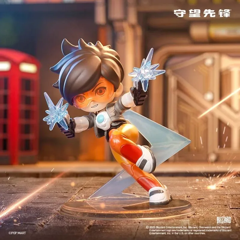 POP MART 인기 상품 OW 오버워치 시리즈 블라인드 박스 서프라이즈 컬렉션 장난감 귀엽고 재미있는 생일 선물 재고 있음