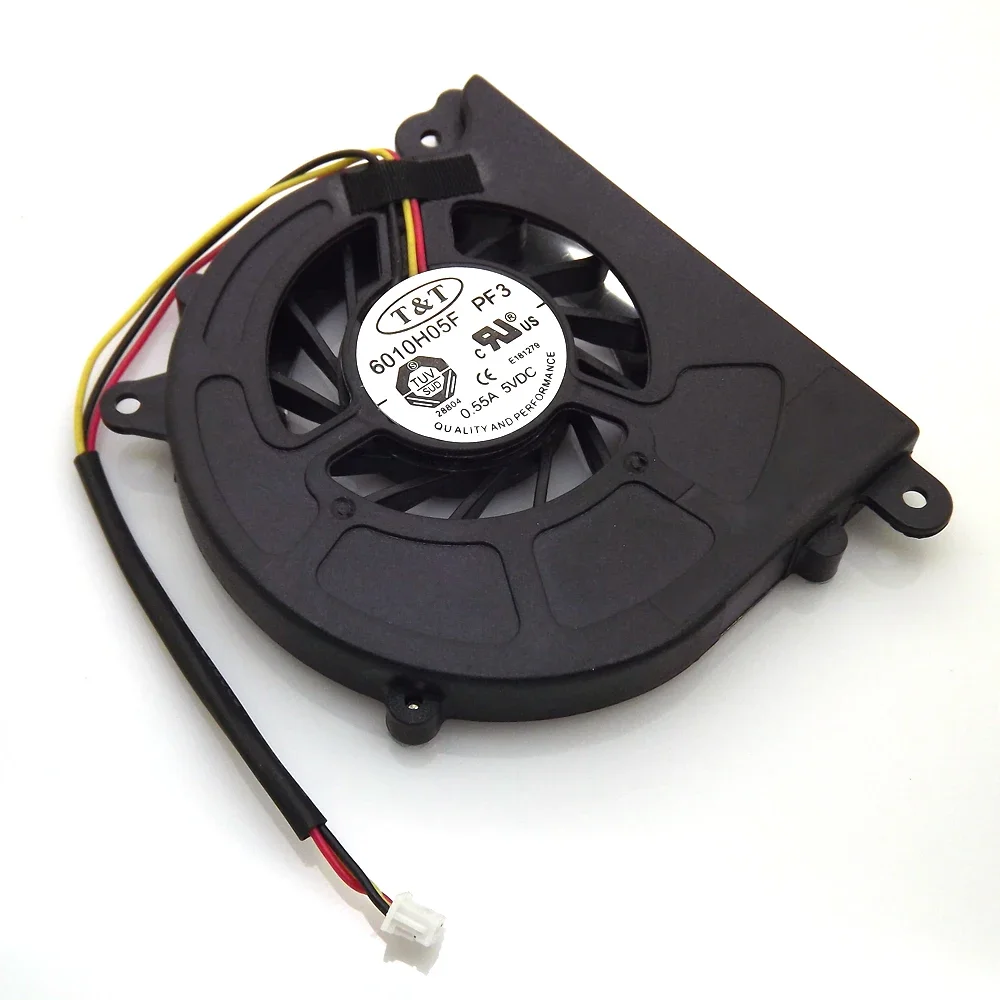 Il trasporto Libero NUOVO 6010H05F PF3 DC5V 0.55A 3Pin Per MSI U90 U100 U110 U120 U130 CPU Del Computer Portatile Ventola di Raffreddamento del dispositivo di raffreddamento