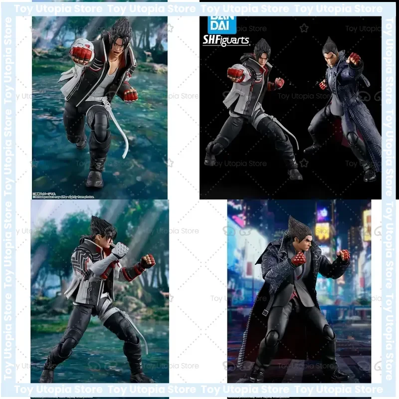 Original in Stock Action Figure Model Boxed Toy for BANDAI SHFiguarts Anime Tekken 8 Kazuya Mishima Jin Kazama