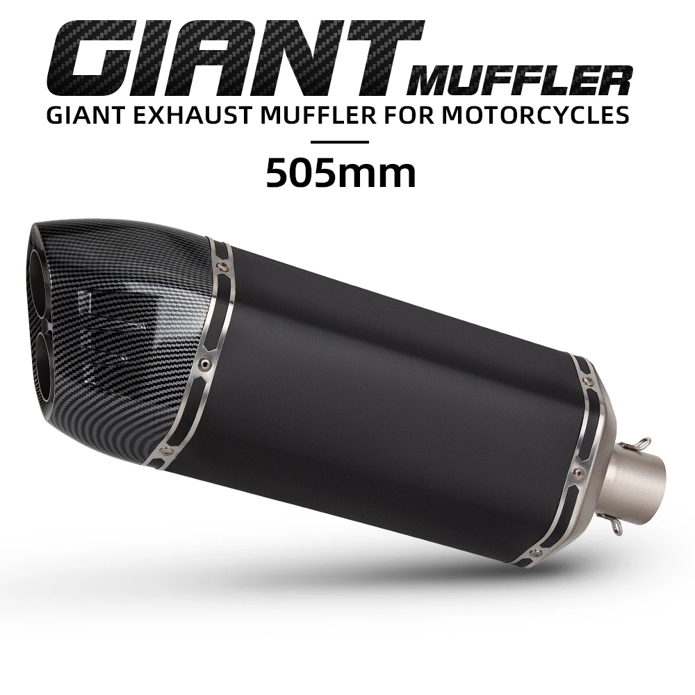 

Universal Motorcycle Exhaust Muffler 51MM Adventure Moto Escape Pipe Kit Muffler For 700MT NX400 DS525X R 1300 GX F 900 GX