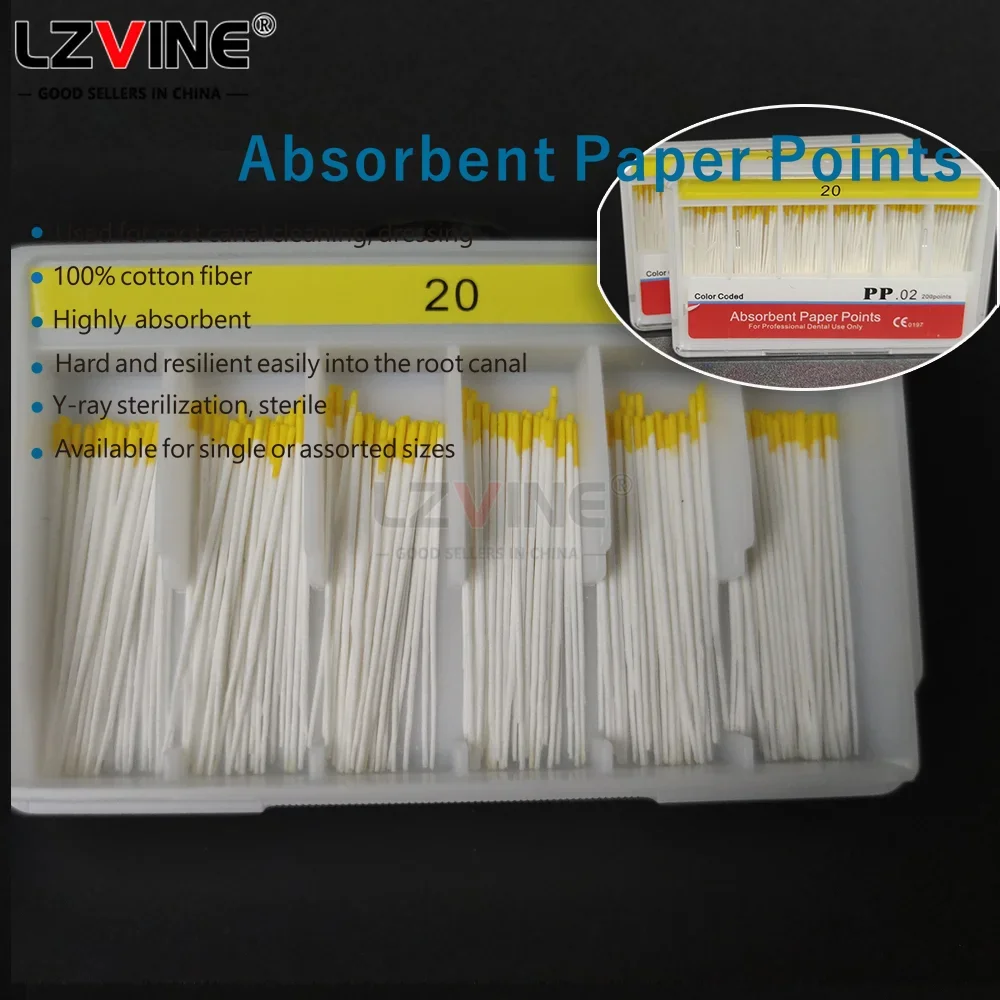 Dental Absorbent Paper Points PP04 02 06 F1 F2 F3 F4 F5taper Endodontics Cone Dental Endodoncia Dentistry Tools Laboratory f1