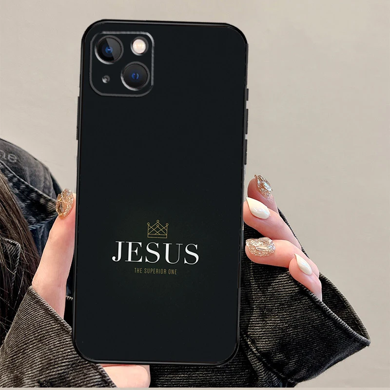 Verse of The Christian Bible Jesus Case For iPhone 11 12 13 14 15 16 Pro Max XS X XR Plus 12 13 mini Phone Cover