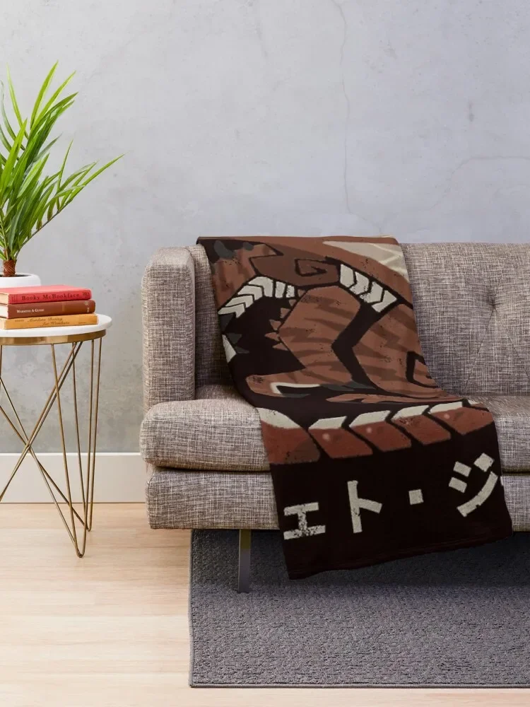 Monster Hunter World Iceborne Safi jiiva Kanji Essential T-Shirt Throw Blanket Baby christmas gifts Bed Blankets