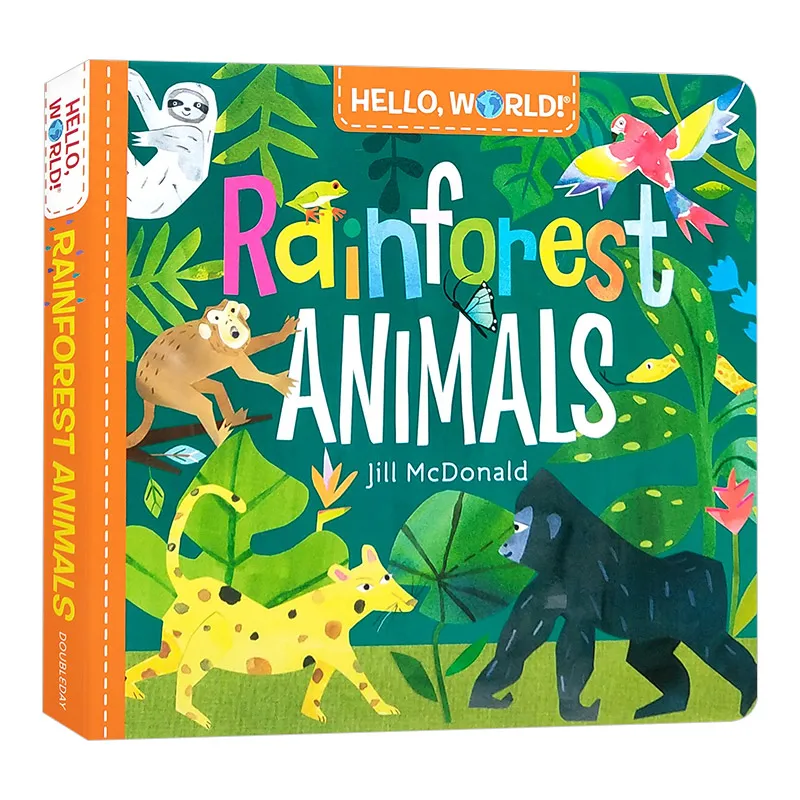 

Hello World Rainforest Animals, STEM, Baby Children's books aged 1 2 3, English picture book 9781984896728