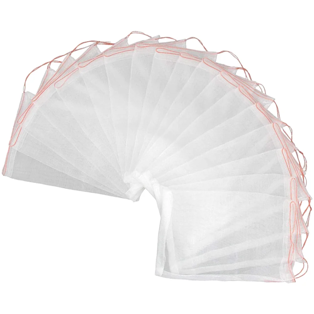 

20pcs Fruit Protection Bag Mesh Netting For Vegetables Fruits Garden Anti Insect Bird Barrier Reusable Gardening Tools Plant