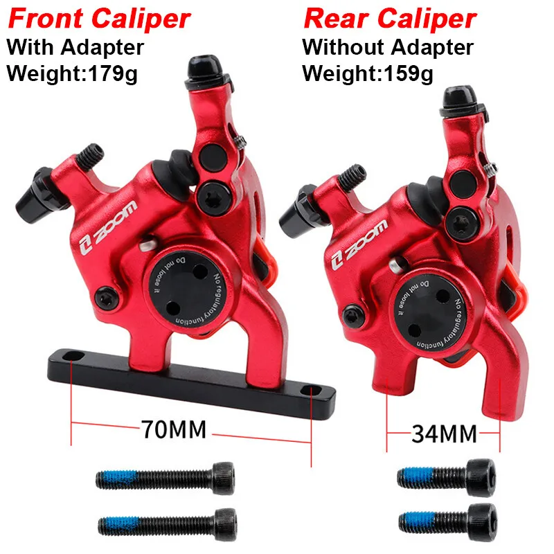 คาลิปเปอร์เบรกไฮดรอลิกแบบดิสก์สำหรับจักรยานเสือหมอบ ZTTO แบบลูกสูบคู่ สำหรับด้านหน้าและด้านหลัง ใช้กับน้ำมันเบรก สำหรับอะไหล่จักรยาน Shimano