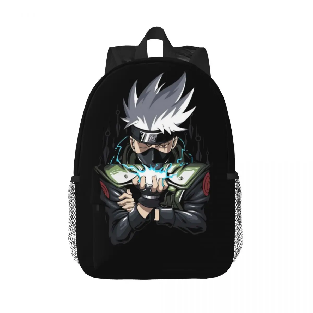 Naruto Compact 15-Inch Backpack - Stylish Lightweight Bag Perfect for Students and Commuters