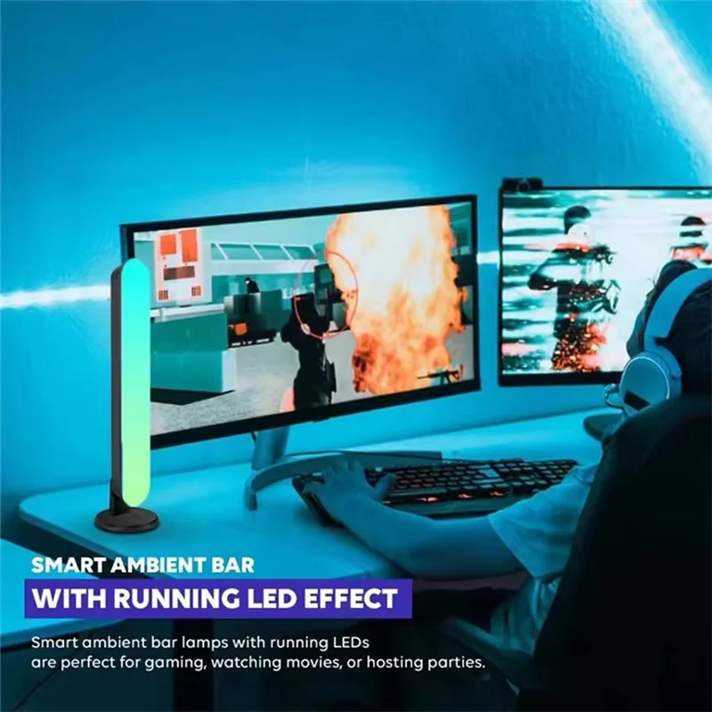 

A89X Ночник RGB Пикап Музыкальный ритм Настольная лампа USB-модель Рождественское украшение дома Светодиодный светильник Бар Ремень