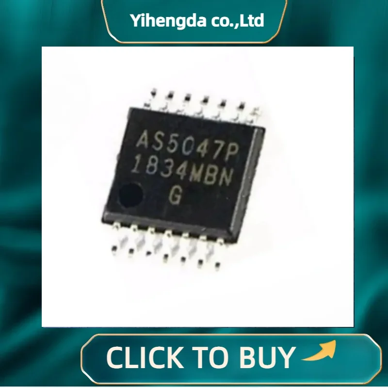 2PCS~20PCS/LOT AS5047P-ATSM AS5047P TSSOP14 Chips and magnets   100% New Original In Stock