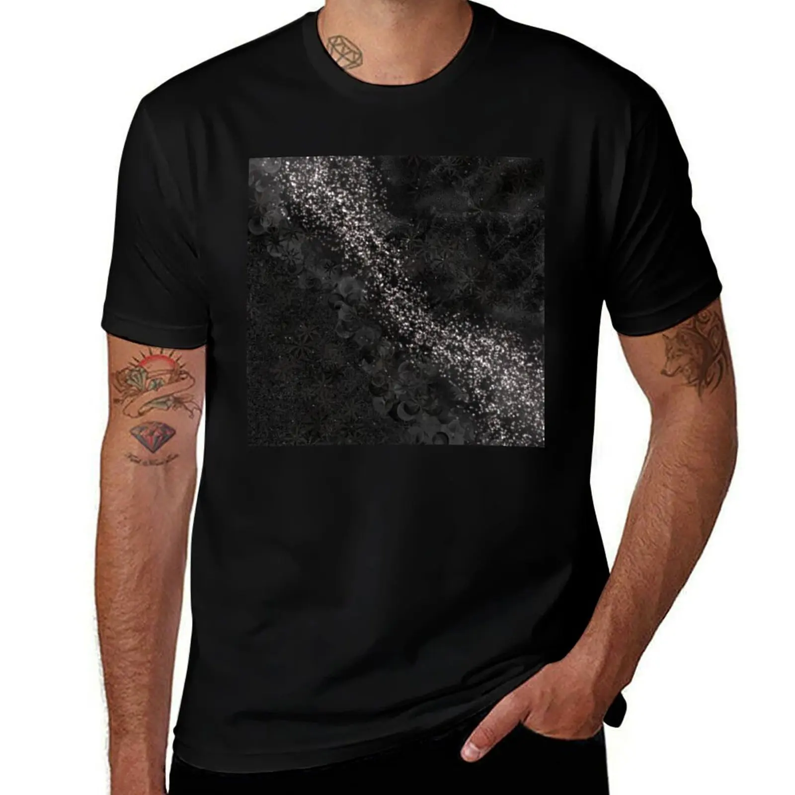 

Space reminded pattern T-Shirt Short sleeve tee plus size clothes vintage anime shirt mens t shirt