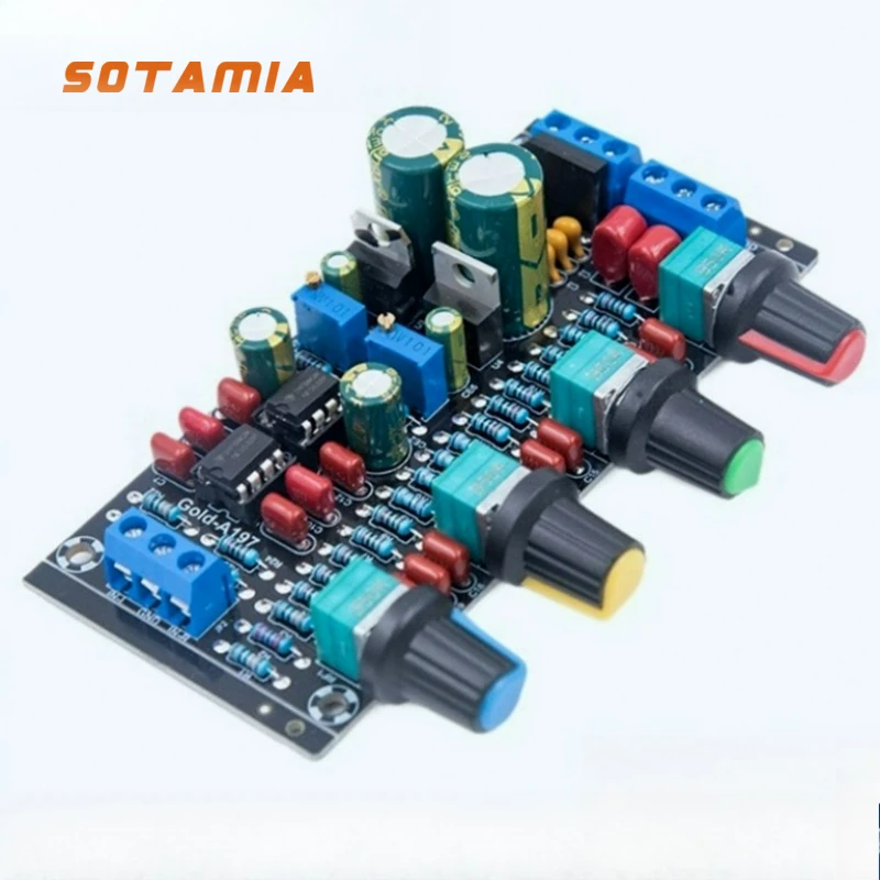 

SOTAMIA HIFI Fever Grade NE5532 Тональная плата предварительного усилителя Высококачественная предварительная плата DIY Модуль усилителя мощности