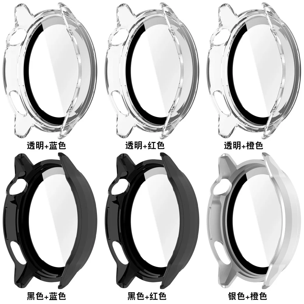 PC Case＋HD Glass for Huawei Watch GT Runner 2 Shell-membrane Integrated Waterproof Protective Shell for Huawei Watch GT Runner 2