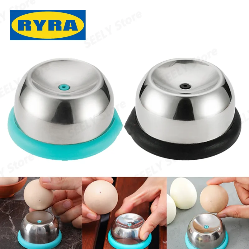 Perforador de huevo para huevos hervidos, aguja de acero inoxidable para póker, fácil de pelar, panadería y cocina