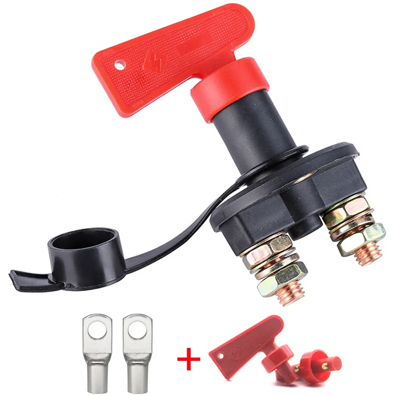 

NST Battery Isolator Switch, Automotive Car Battery Cut Off Switch 12V / 24V Emergency Power Kill Disconnector Cut Off Switch