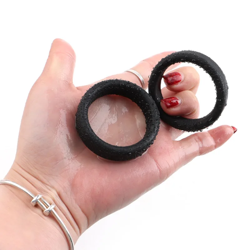 2023 New Penis Ring Elastic Cock Ring Delay Ejaculation Silicone Sex Toys for Men Adult Products