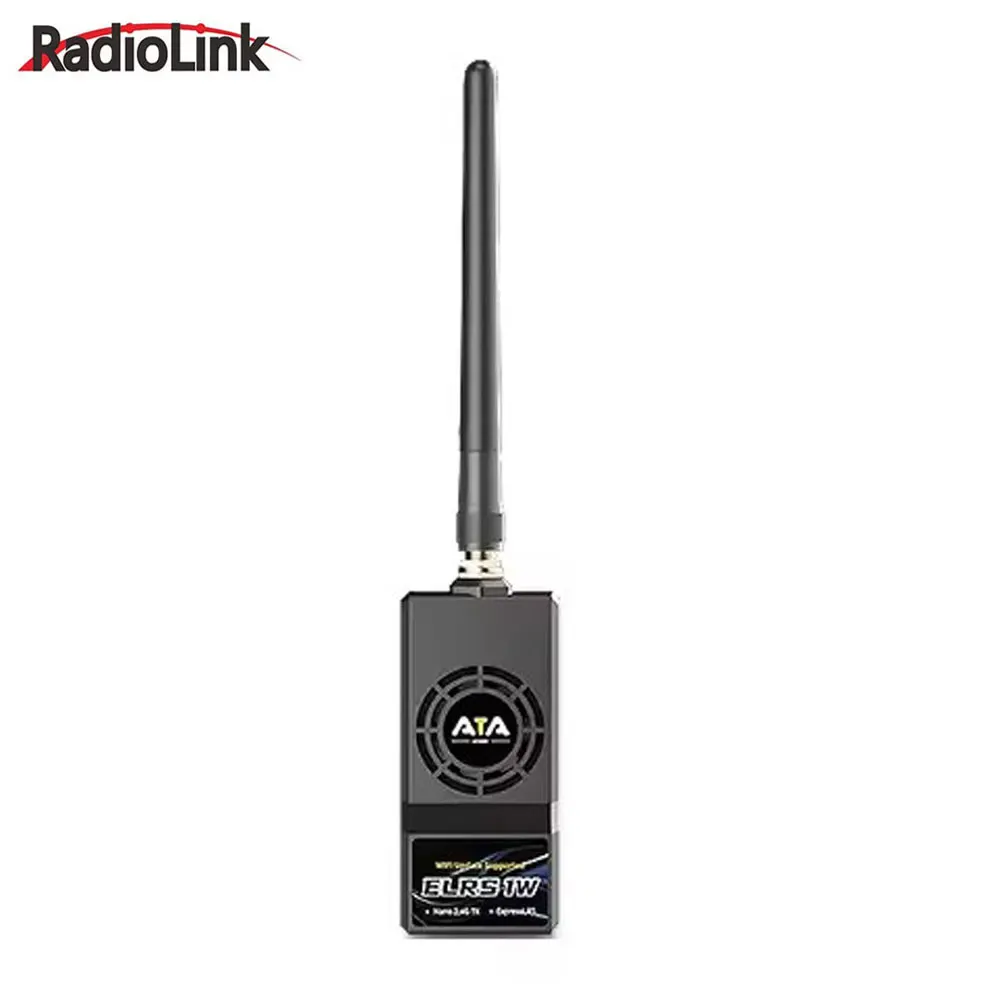 

Radiolink ATA 2,4 ГГц ELRS Nano Micro Модуль дальнего действия ELRS 1 Вт с низкой задержкой, совместимый с несколькими радиоуправляемыми передатчиками