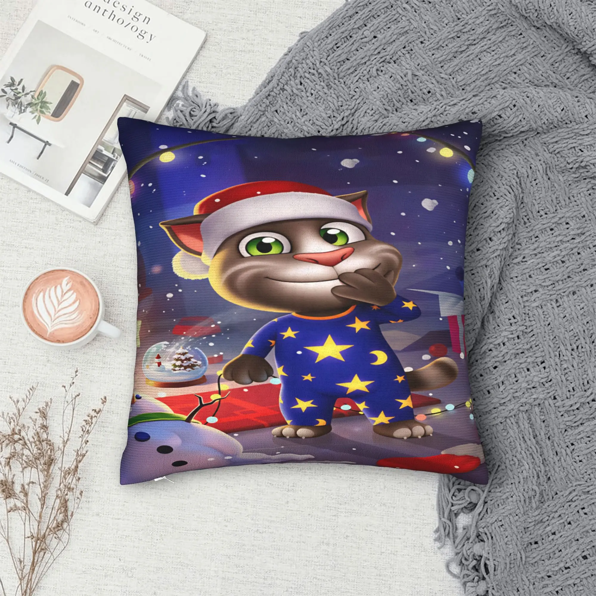 Pillow Case Game T-Talking T-Tom And F-Friends Custom  Pillow Cover For Wedding Party Home Decor Fashion Pillowcases