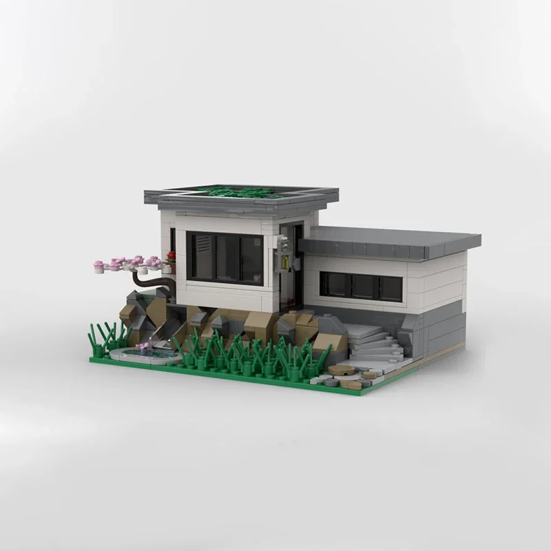 710 pezzi MOC Hillside House blocchi di costruzione creativi giocattolo educativo regalo fai da te per le vacanze di compleanno dei bambini