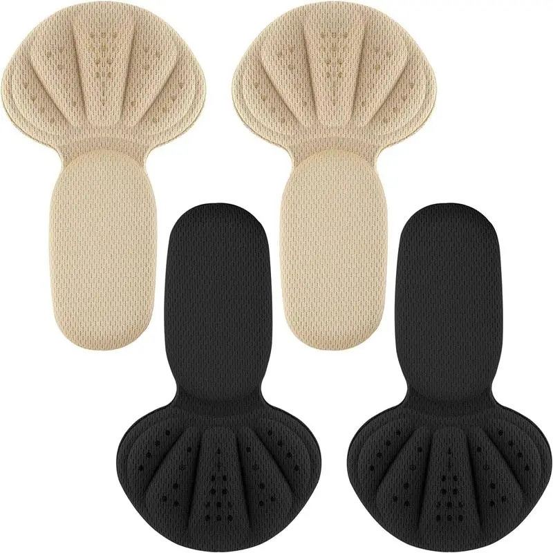 Neues 2-in-1-Schwamm-Fersenkissen, Rückseite der Einsätze, Fersenschutz, Schuhpolster für Schuhe, zu groß, weiche Mesh-Fersengriffe, Schuheinlagen – Detail 2