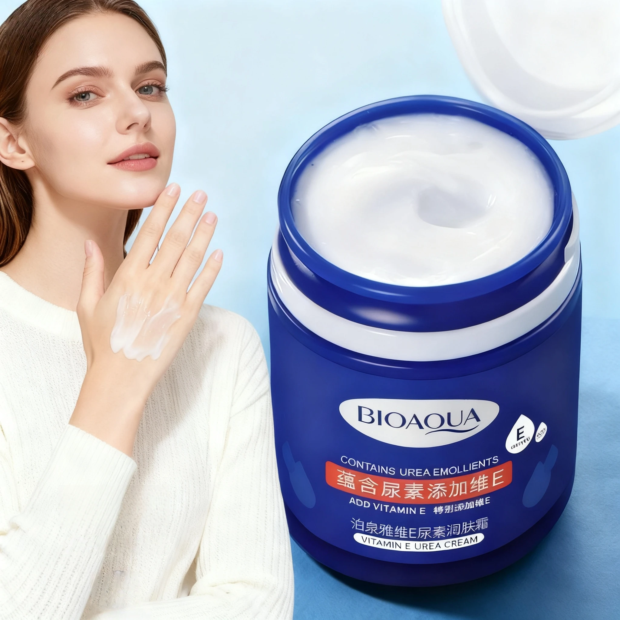 170 g/botella de crema hidratante de urea, crema de manos, crema para pies, loción corporal, con glicerina, vitamina E y otros ingredientes, hidrata profundamente la piel, previene la sequedad, hace que la piel suave y
