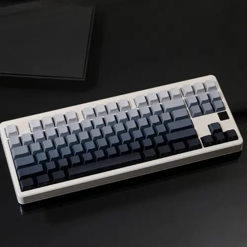 Imagen 2 del producto Teclas degradadas K135, teclas translucidas de doble Color PBT con estampado lateral, perfil OEM para interruptores MX, tapa de tecla para juegos