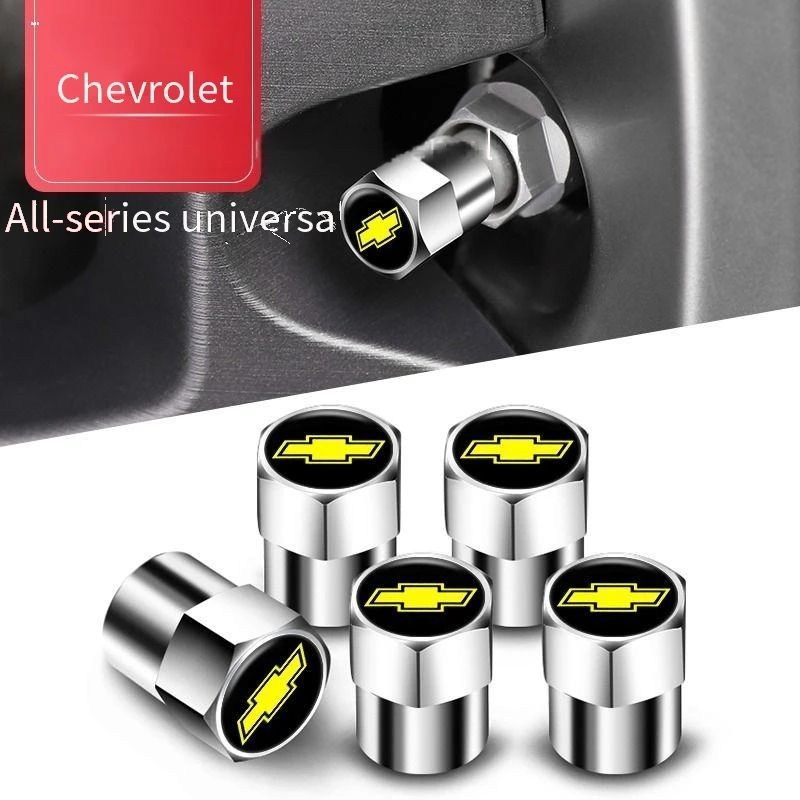 

4/8Pcs Car Wheel Tire Valve Stem Cover Dustproof Cap Accessories For Chevrolet Silverado Impala Malibu Cruze Camaro Blazer Aveo