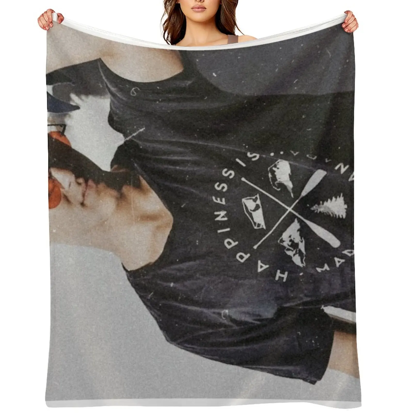 

Charlie Gillespie Throw Blanket Comforter anime Plaid on the sofa Blankets