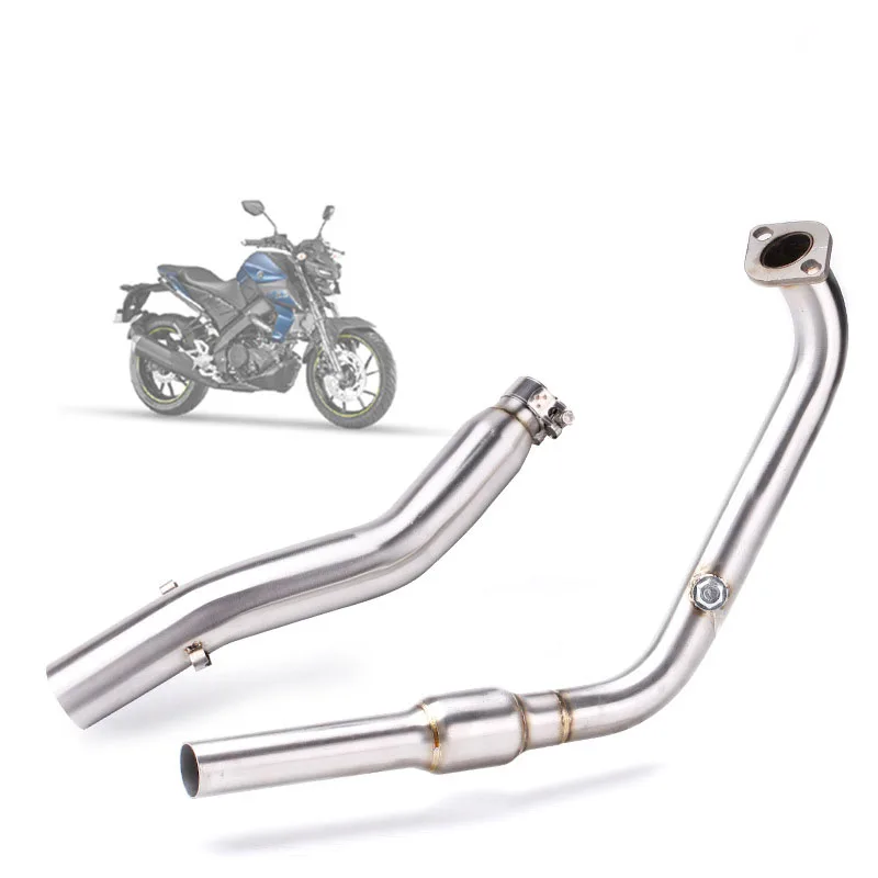 MT15 R15 V3 V4 Motorcycle Exhaust Full Systems Titanium Alloy Steel Pipe Header Pipe For Yamaha MT15 R15 V3 V4 2017-2023 Years