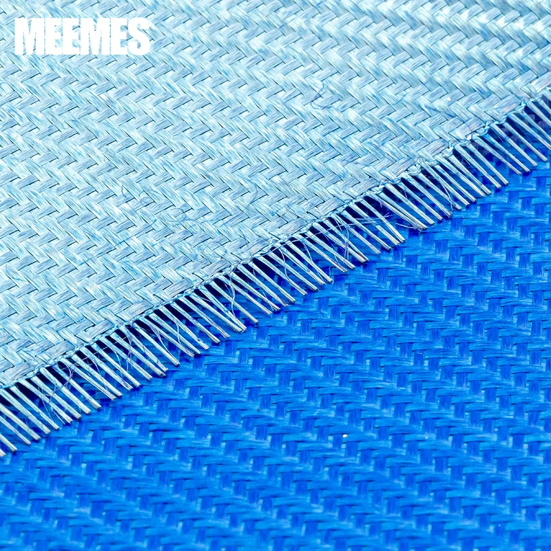 Electroplated Fiberglass Fiber Fabric, 3K Blue Twill Weave Cloth, Fibra Glass, Glassfiber Fabric, Jacquard Lotes Use for DIY